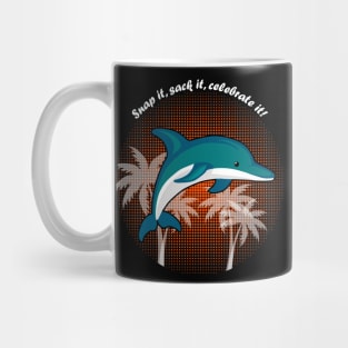 Back Dolphin: Snap It! Mug